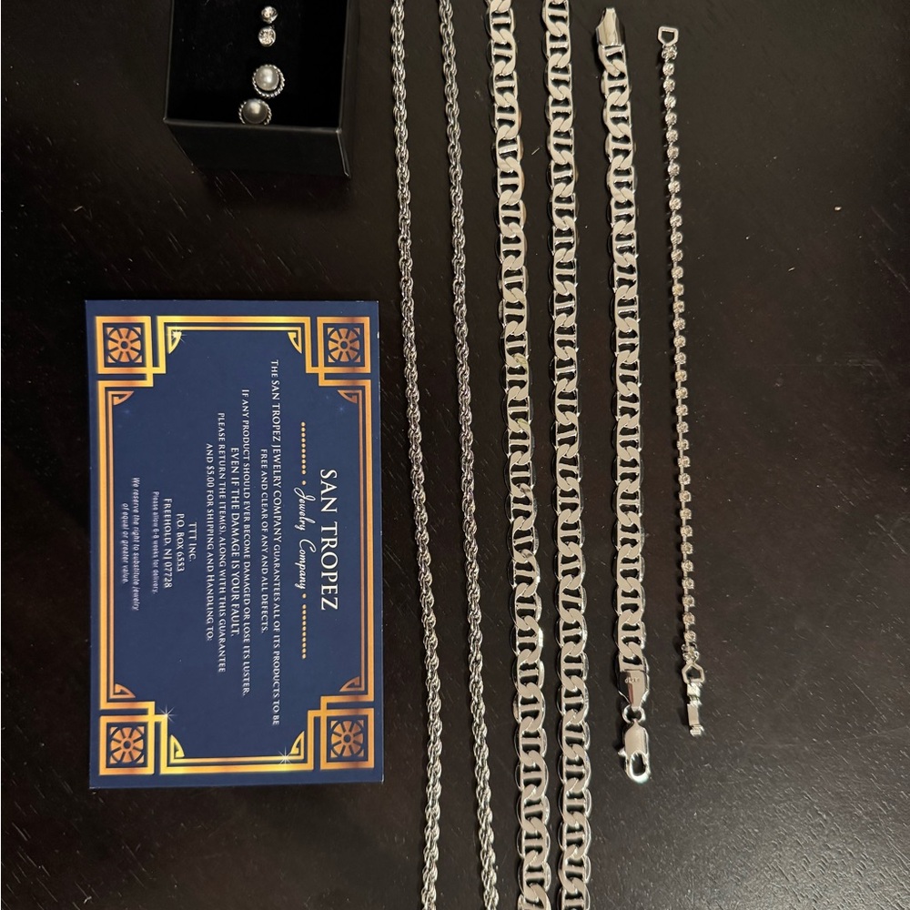White gold Women's Jewelry Set